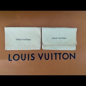 Set of small Louis Vuitton Accessory & Jewelry Dust Bags